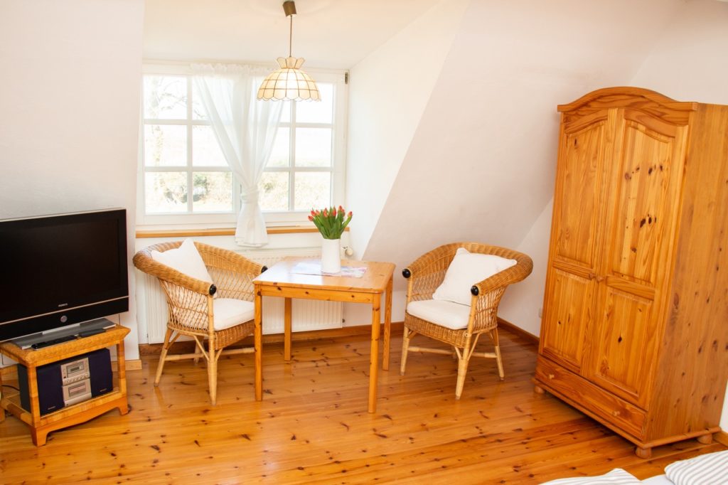 Wohnbereich der Wohnung Seegras