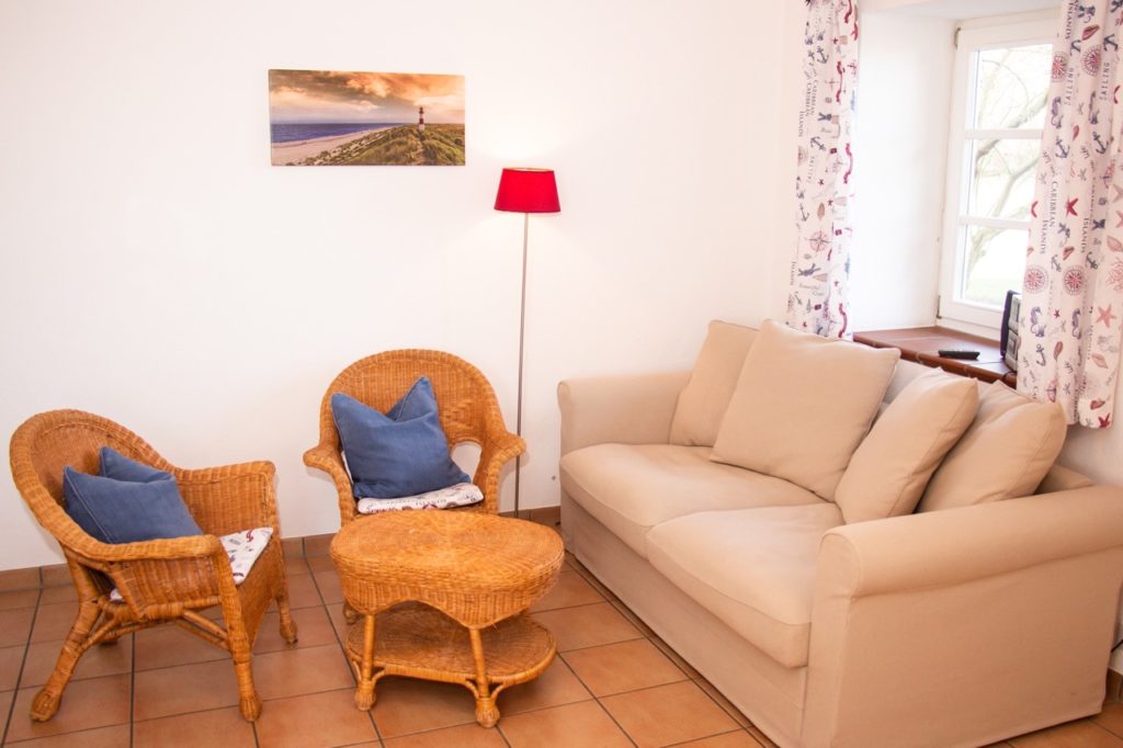 Wohnbereich der Wohnung Steuerbord