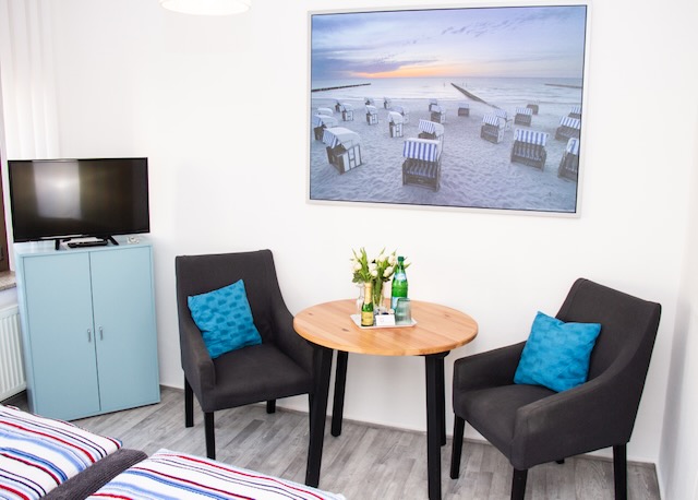 Sitzecke der Wohnung 2 in Wismar